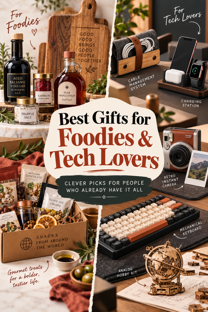 Best Gifts for Foodies and Tech Lovers