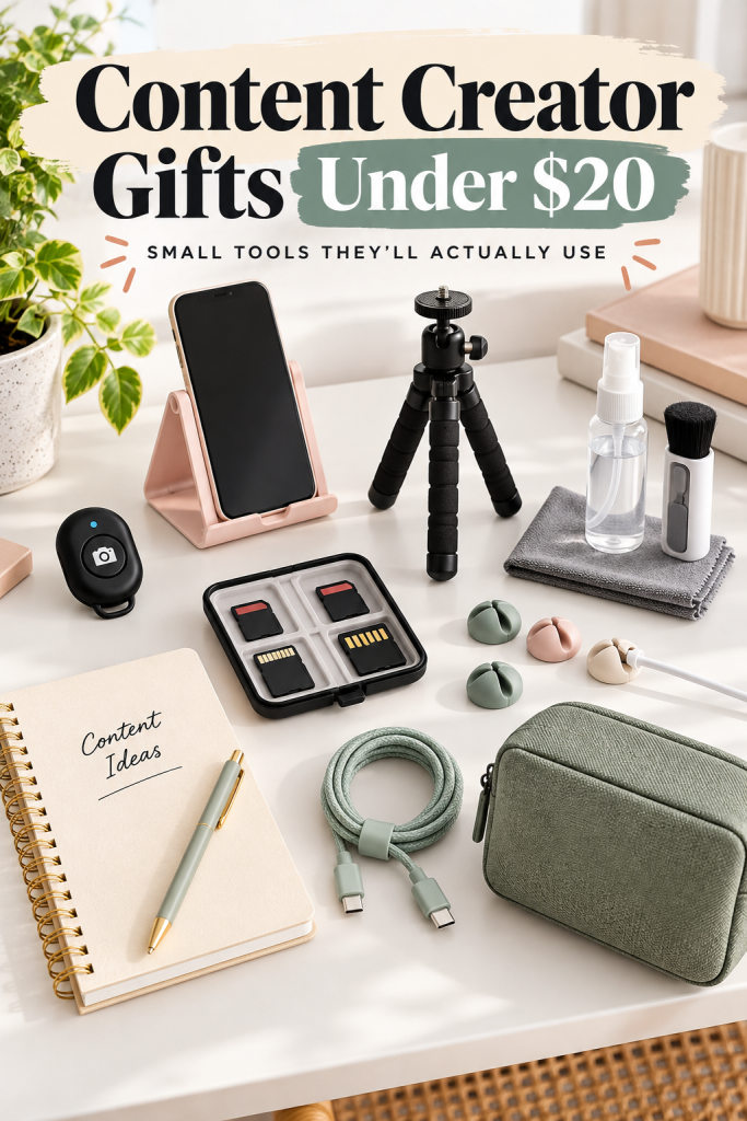 Content Creator Gifts Under $20